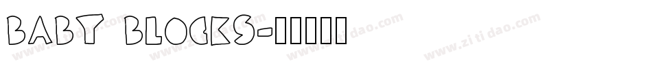 Baby Blocks字体转换
